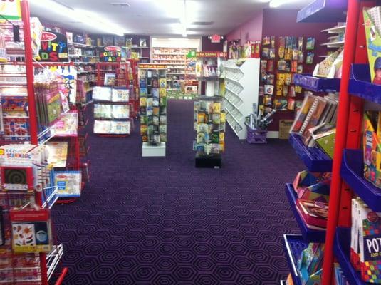 This huge room hosts our unbeatable Arts & Crafts and Science toys, as well as our game nights and craft day gatherings!