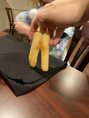 Butt shaped breadsticks, it's the little details here that make it great!