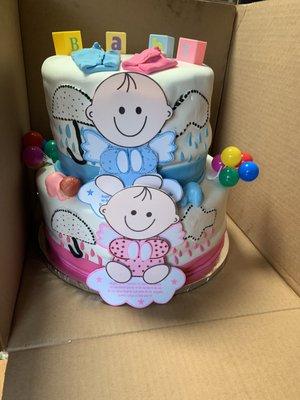 Pretty cake for baby shower!