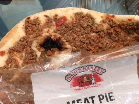 meat pie, hot or cold snack.  yum