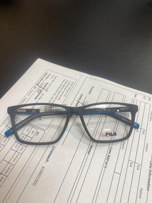 Pair of glasses I am getting