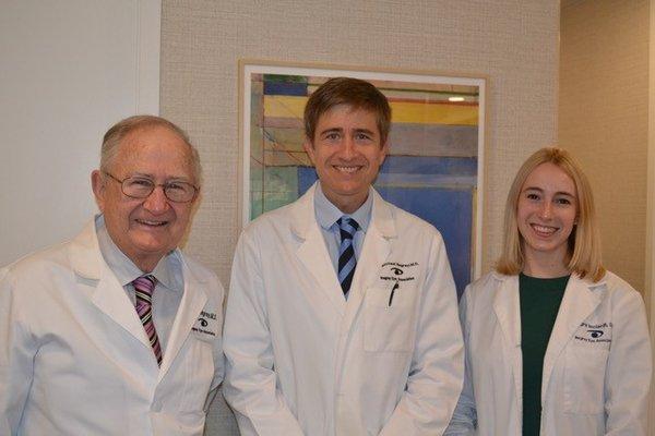 Drs. John Negrey, Michael Negrey and Allegra Inciardi.