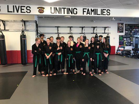 Adult Green belt graduates!