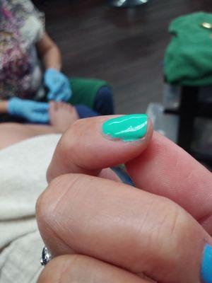 Crappy manicure gel