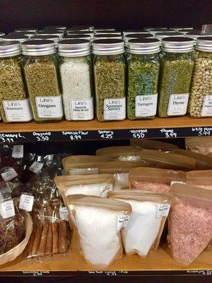 Decent selection of spices @ Shemali's