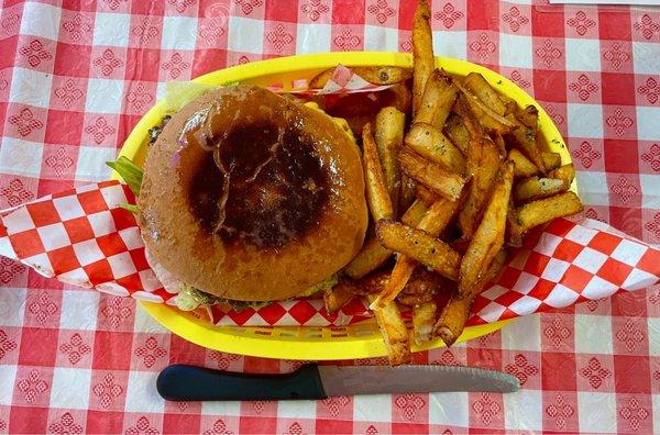 Incredible burger & fries!!