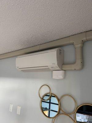 Ductless wall mount with condensate pump option!