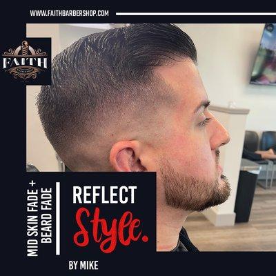 Amazing Skin fade +beard Fade Don't wait! Book your appointment today  #faithbarbershopOrlando #skintaper #beardtrim