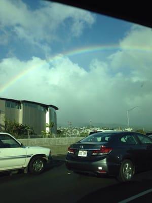 A chance to take a photo of a rainbow