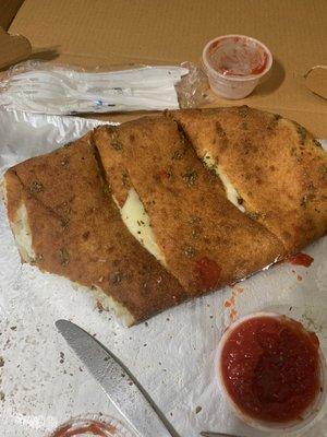 Cheese calzone