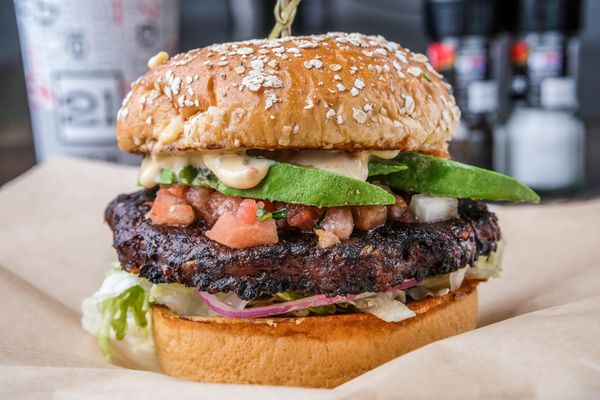 Black Bean burger for those that don't want beef