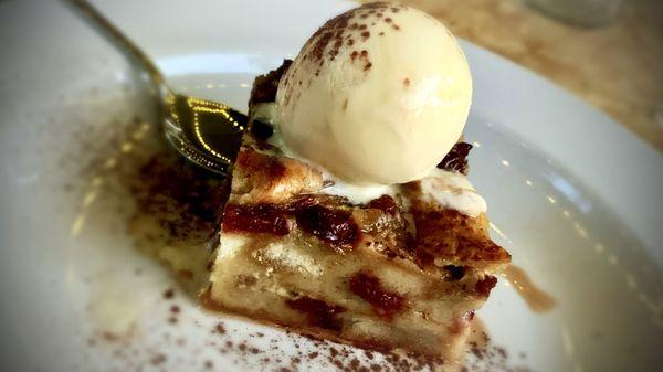 White Chocolate-Cherry Bread Pudding