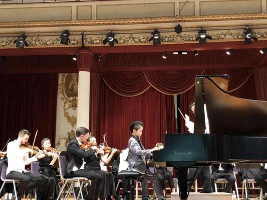 We played concerto with Haydn Symphony Orchestra  In golden hall Vienna,wonderful performance