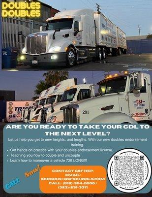 Advanced Professional CDL Truck Driver Training @ GSF