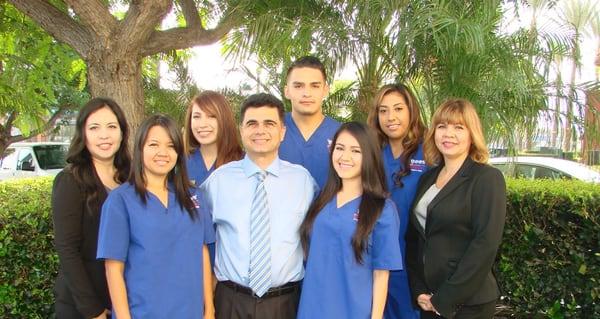 Orthodontist and staff