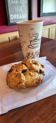 Scone & caffeine for the win!