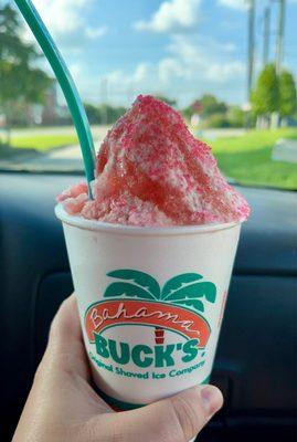 Strawberry Colada Sno with Tropic Creme & Princess Sprinkles