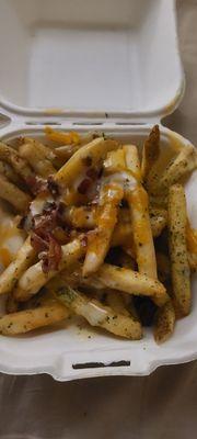 Bacon Chedder fries