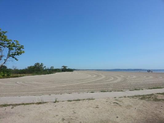 Short Beach towards the ocean