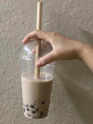 Lavender milk tea