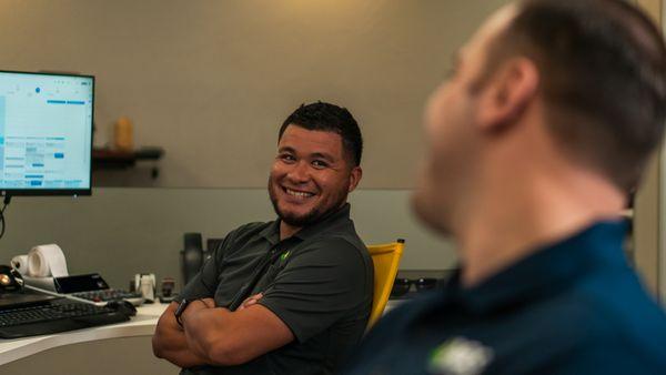 Adolfo Marquez, marketing manager at MBS Accountancy, and Victor Godinez, CPA and Senior Accountant