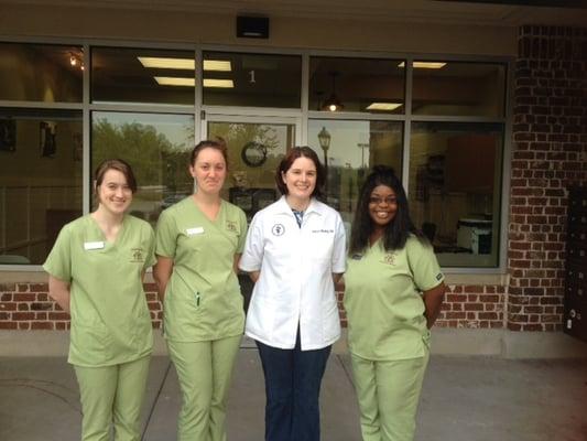 Dr. Ashley Wheatley and staff