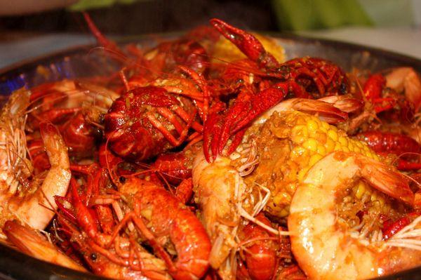 as of 04/12/17 buy 2 lbs get 1 free for crawfish or shrimp