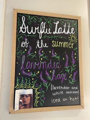 Tempted by the featured TS Lavender Haze latte