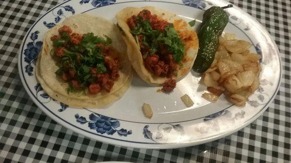 Chicken tacos