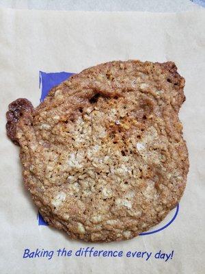 Oatmeal salted caramel cookie