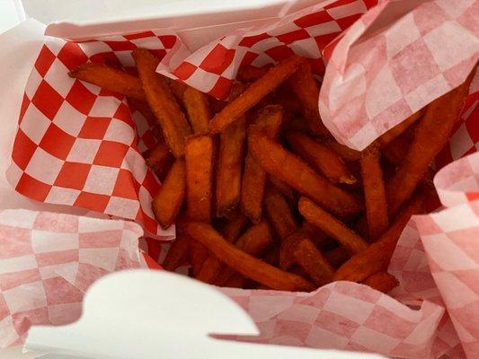 Sweet potato fries. Me like! lol