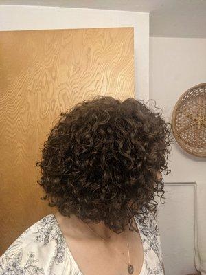 Great layering gives extra bounce to my curls