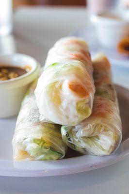 shrimp and pork spring rolls