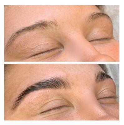 Eyebrow lamination