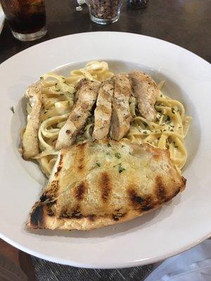 Chicken fettuccine Alfredo