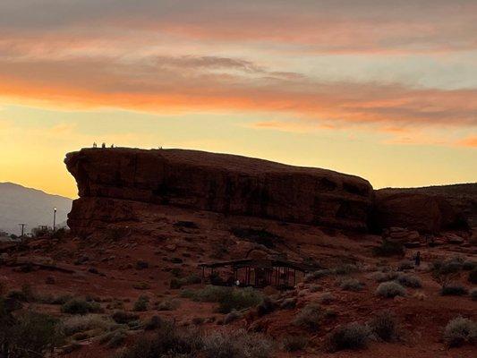 The mountain where everyone goes to watch the sunset and sunrise