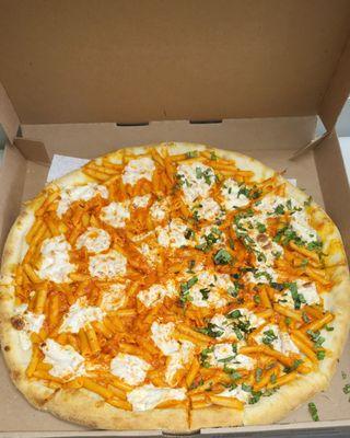 Penne vodka pizza