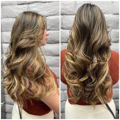 Balayage and layers