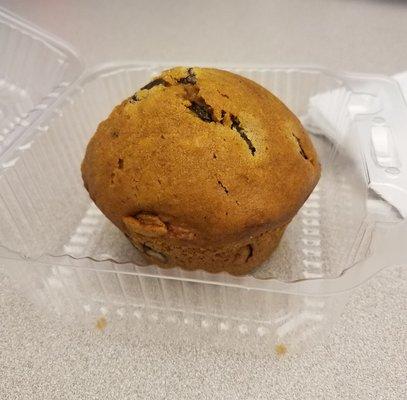 pumpkin chocolate chip muffin $2.65