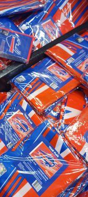 Oh look: Bills Flags for the fans!! BUT it's made in China!!