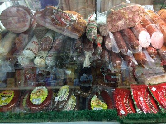 Russian, Polish, Bosnian, Romanian, Hungarian, Italian smoked meats.