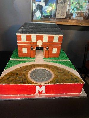 Miami Merger Grooms cake of Upham hall