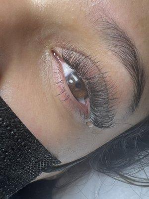 Hybrid set of Eyelash Extensions