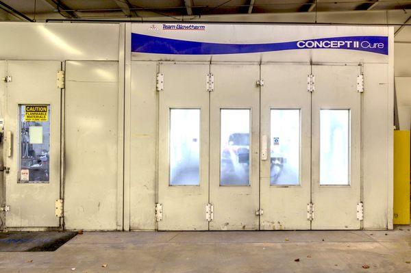 Paint Booth in the Paint Shop