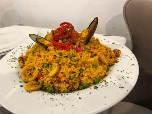 Arroz  con mariscos