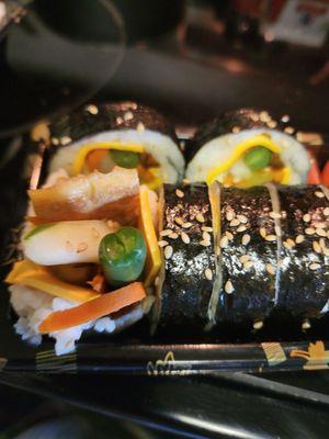 Cheese Gimbap. Delicious!