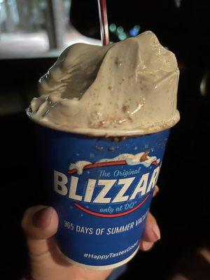 Melted blizzard