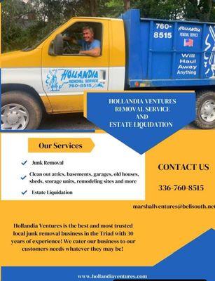 Hollandia Ventures Removal Service