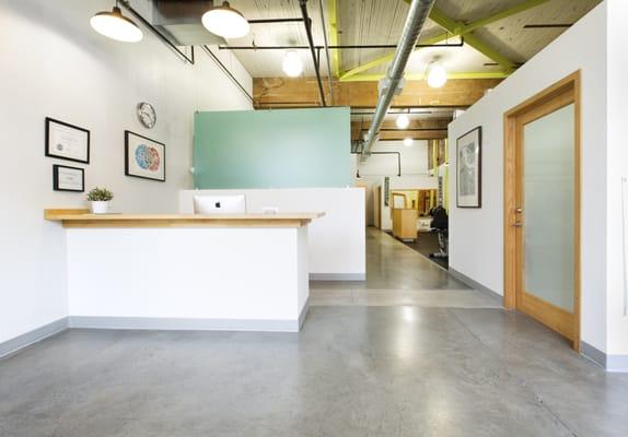 Our office was built-out in 2012, inside a renovated 1920s warehouse, located in the Division/Clinton neighborhood.