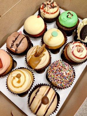 Assorted cupcakes